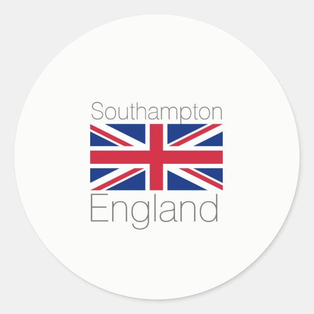 Southampton, England Sticker (Vorderseite)