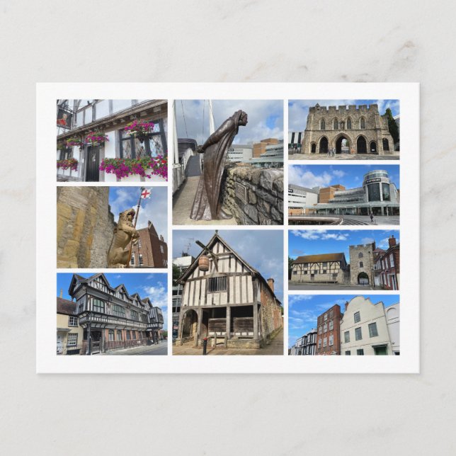 Southampton Postkarte (Vorderseite)