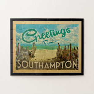 Southampton-Strand-Vintage Reise