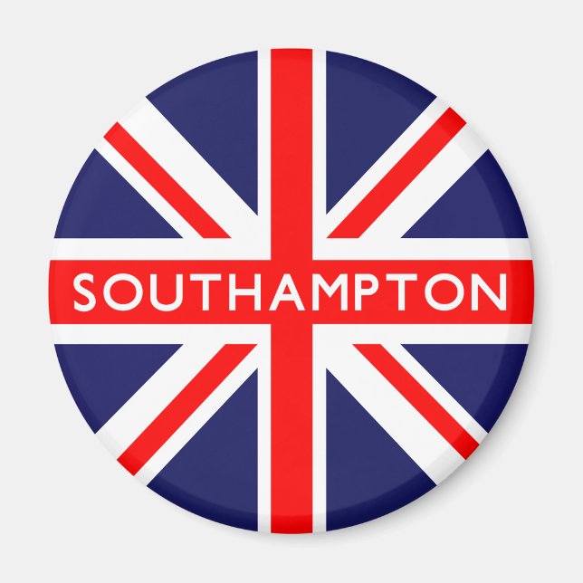Southampton UK Flag Magnet (Vorne)