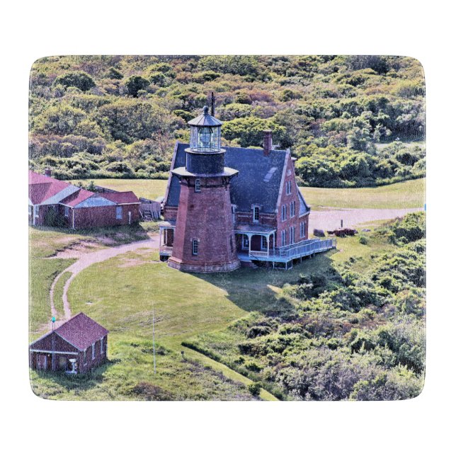 Southeast Lighthouse Block Island RI Cutting Board Schneidebrett (Vorderseite)