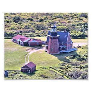 Southeast Lighthouse, Block Island RI Foto Print