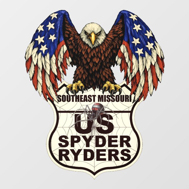 Southeast Missouri Ryders Chapter - Aufkleber Adle (Blatt)