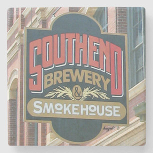 Southend Brauerei und Räucherhaus Charleston, Sc Steinuntersetzer