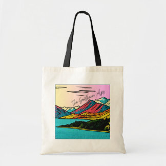 Southern Alps Landscape Double-Sided Tote Bag Tragetasche