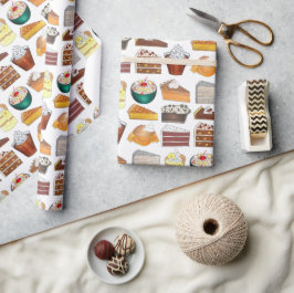 Southern Bakery Food Desserts USA Süd Geschenkpapier