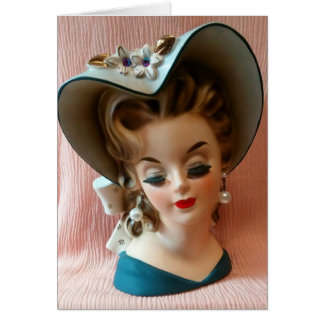 Southern Belle Beauty Mid Century Chic Head Vase