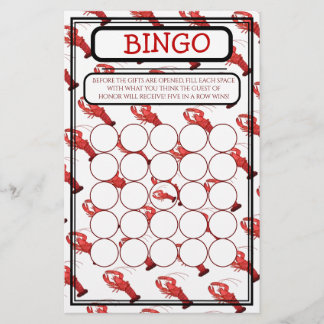 Southern Cajun Red Crawfish Boil Baby Showbingo