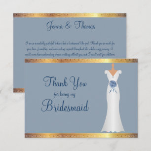 Southern Charm, Bridesmaid, vielen Dank Dankeskarte