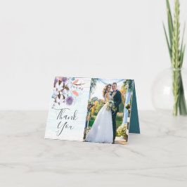 Southern Cotton Boll Country Wedding Vielen Dank Karte
