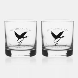 Southern Fly LLC Logo Whiskey glass - 2 Set Whiskyglas
