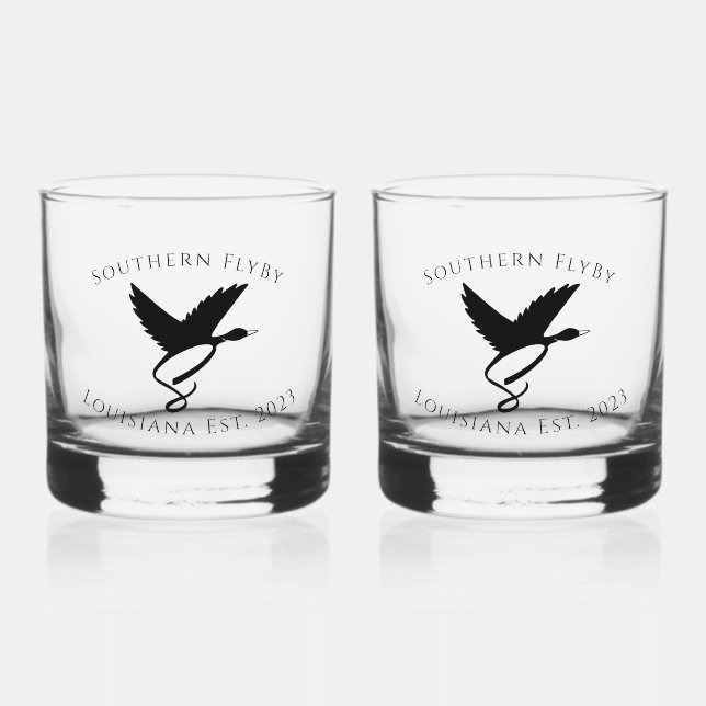 Southern Fly LLC Logo Whiskey glass - 2 Set Whiskyglas (Vorderseite)