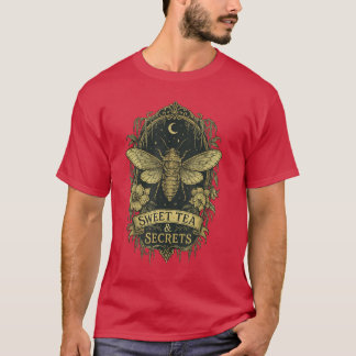Southern Gothic Sommer Sweetea und Secrets Cicada  T-Shirt