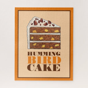 Southern Hummingbird Layer Cake Slice Dessert