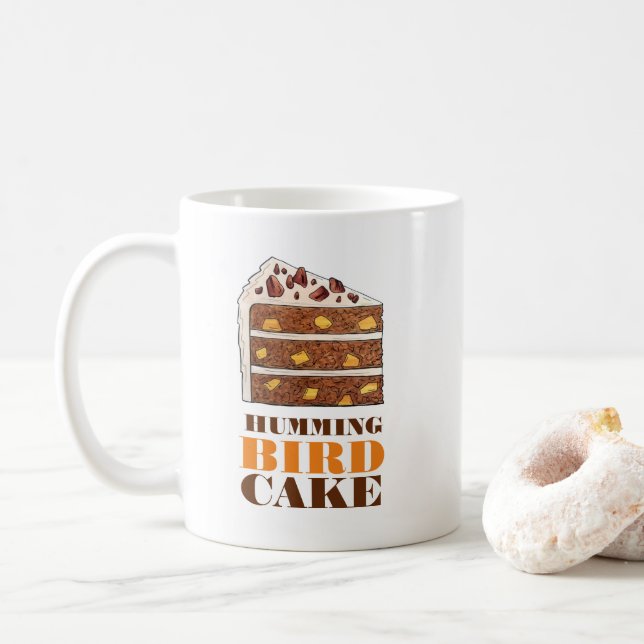 Southern Hummingbird Layer Cake Slice Dessert Kaffeetasse (Mit Donut)