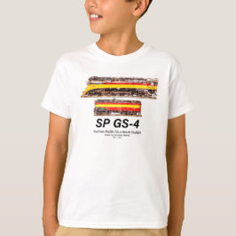 Southern Pacific GS-4 Daylight Steam Locomotive T-Shirt