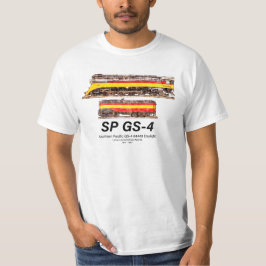 Southern Pacific GS-4 Daylight Steam Locomotive T-Shirt
