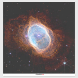 Southern Ring Nebula Space James Webb Telescope Aufkleber