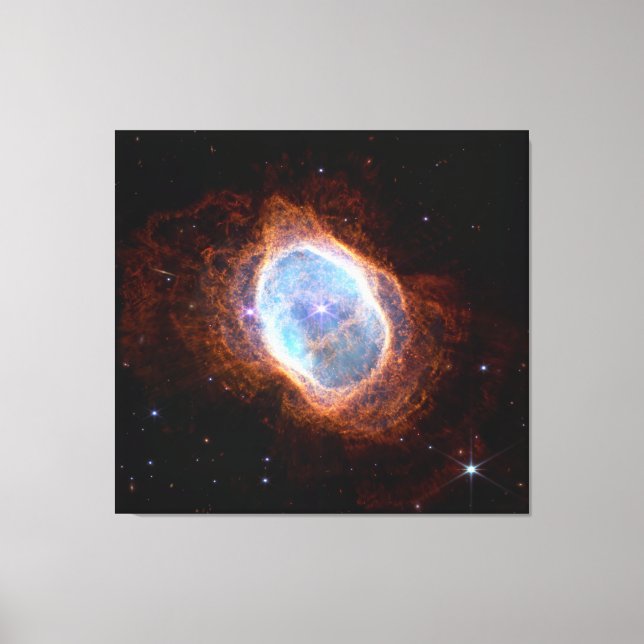 Southern Ring Nebula Space James Webb Telescope Leinwanddruck (Vorderseite)