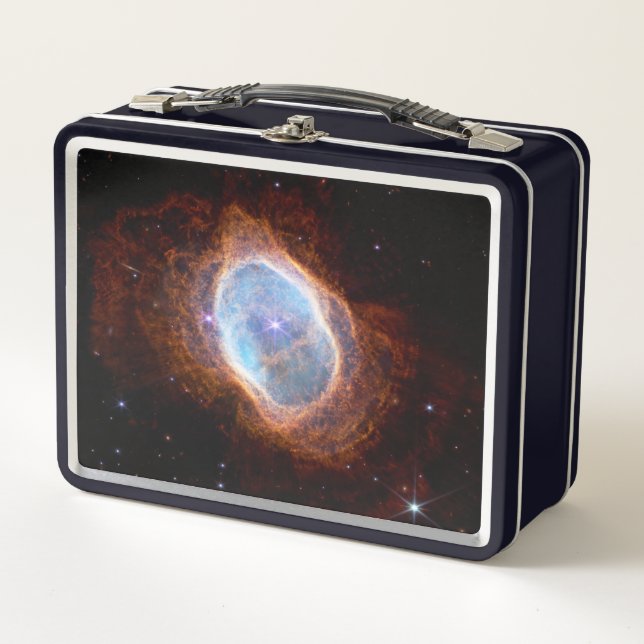 Southern Ring Nebula Space James Webb Telescope Metall Brotdose (Vorderseite)