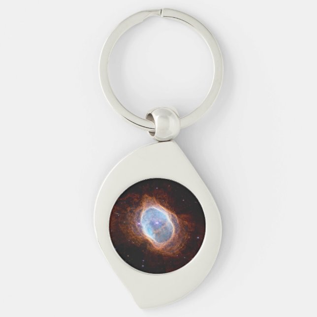 Southern Ring Nebula Space James Webb Telescope Schlüsselanhänger (Vorderseite)