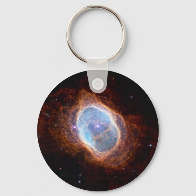 Southern Ring Nebula Space James Webb Telescope Schlüsselanhänger (Vorderseite)