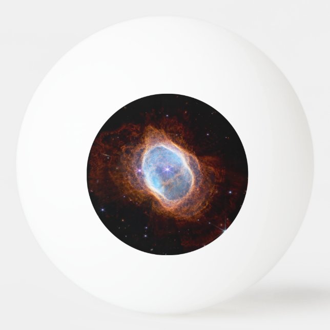 Southern Ring Nebula Space James Webb Telescope Tischtennisball (Vorderseite)