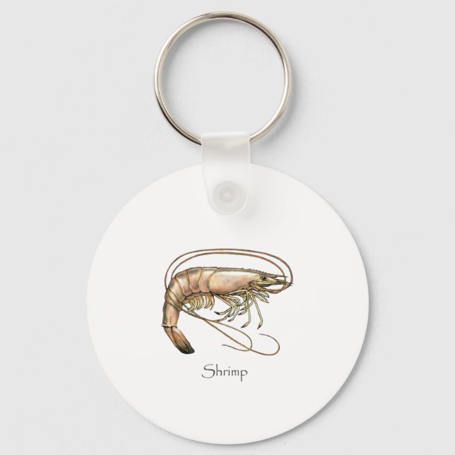 Southern Shrimp Art Logo Schlüsselanhänger (Vorderseite)