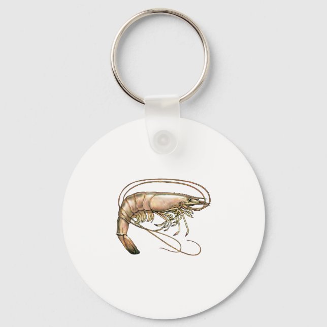 Southern Shrimp Art Schlüsselanhänger (Vorderseite)
