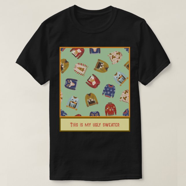 Southern Style Weihnachten Weihnachten Ugly Sweate T-Shirt (Design vorne)