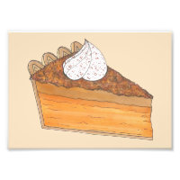 Southern Sweet Potato Pie Slice Bäckerei - Kunst
