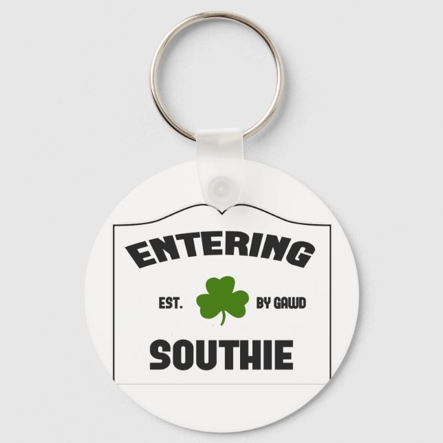 Southie betreten schlüsselanhänger (Vorderseite)
