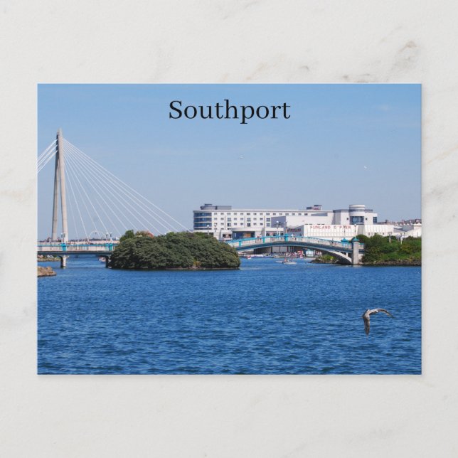 Southport Postkarte (Vorderseite)