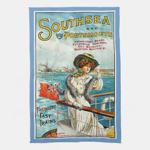 Southsea und Portsmouth Küchentuch