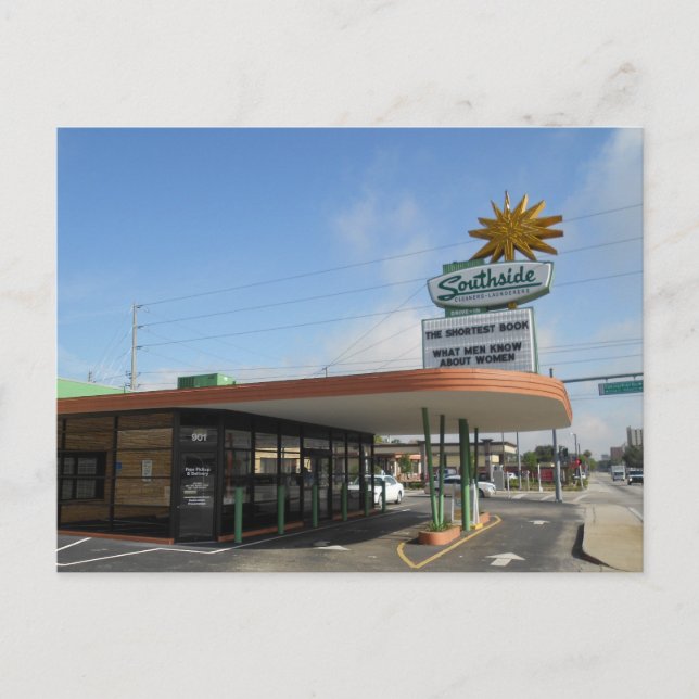 Southside Dry Cleaner Lakeland Florida Postkarte (Vorderseite)