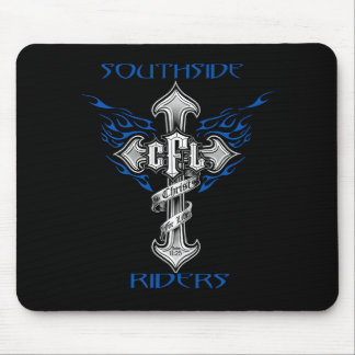 Southside Reiter-Mausunterlage-Schwarzes Mousepad