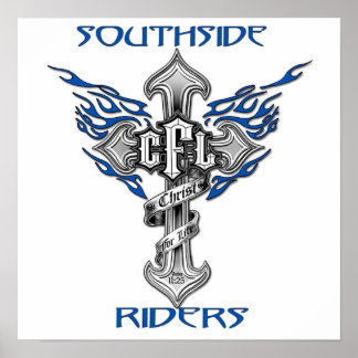 Southside Riders Poster 23"x23"