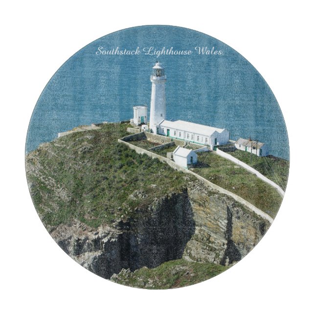 Southstack Leuchtturm Wales. Schneidebrett (Vorderseite)