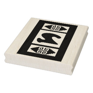 Southwest Aztec Large Stempelwerkzeug - Nummer 3 Gummistempel