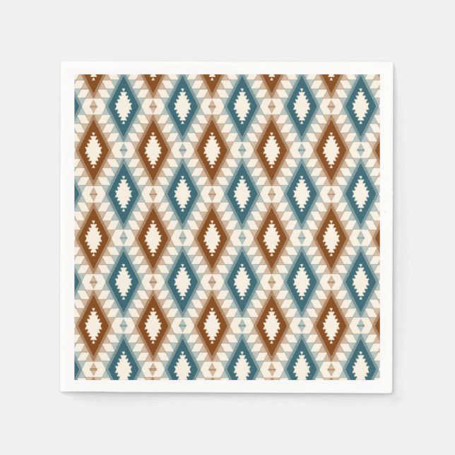 Southwest Baby Showpapier Napkins Serviette (Vorderseite)