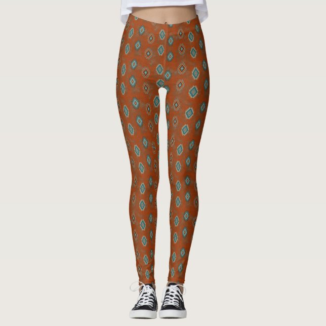 Southwest Canyons Diamond Leggings (Vorderseite)