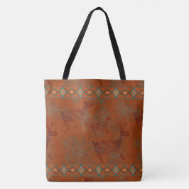Southwest Canyons Elk Petroglyph Tasche