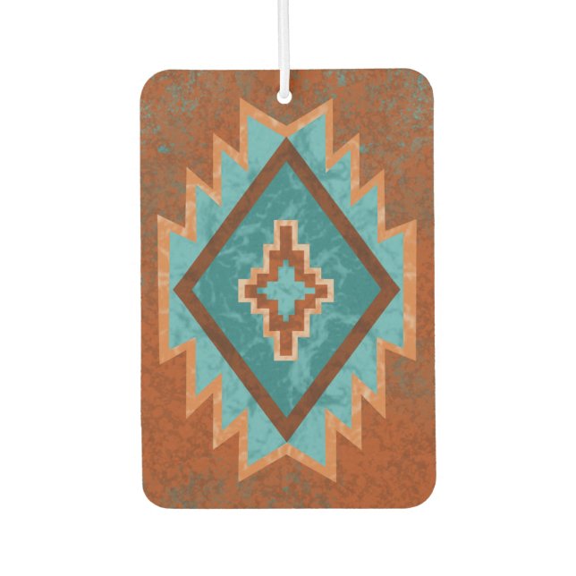 Southwest Canyons Geometric Diamond Design Autolufterfrischer (Vorderseite)