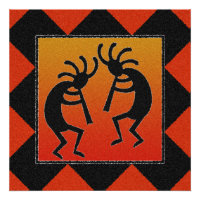 Southwest Dancing Kokopelli Design