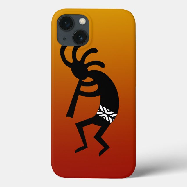 Southwest Design Dancing Kokopelli iPad Fall Case-Mate iPhone Hülle (Rückseite)