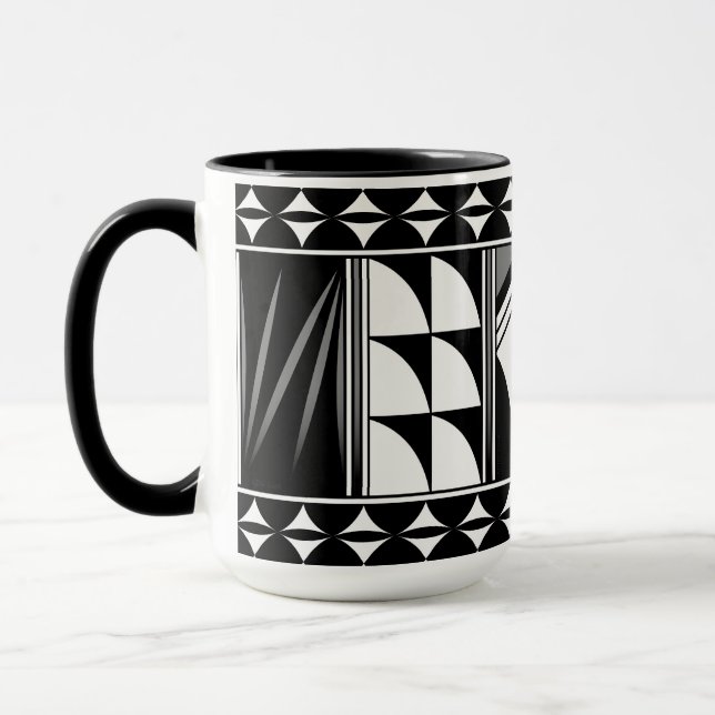 Southwest Feather Blessations Latte Mug (Gauche)