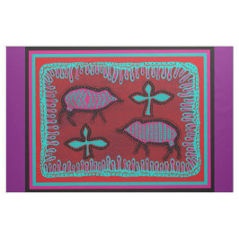 Southwest Javelinas farbenfrohe Designer Fabric Stoff