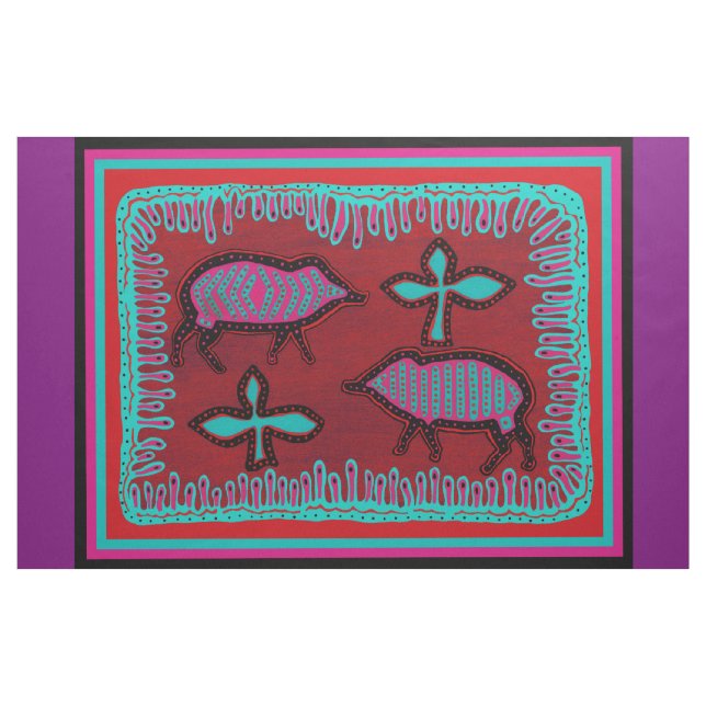 Southwest Javelinas farbenfrohe Designer Fabric Stoff (Yard (91,4 cm))