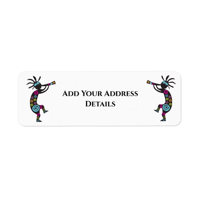 Southwest Kokopelli Address Label (Vorne)