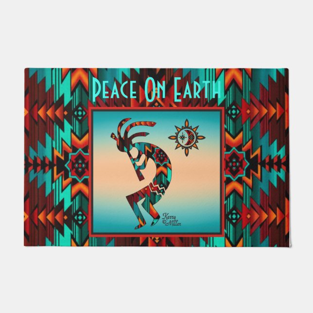 Southwest Kokopelli Doormat Fußmatte (Vorderseite)
